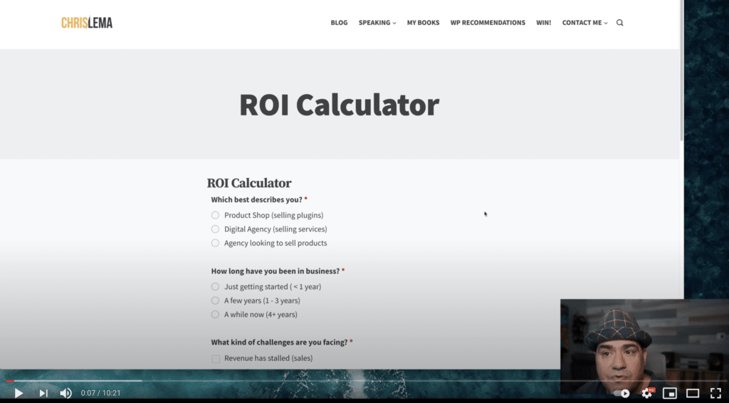 Building An Online ROI Calculator – Part Two