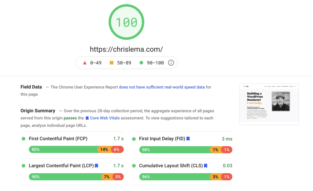 Four Steps to a 90+ PageSpeed Score